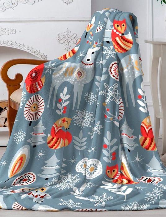 Плед НОВЫЙ из ткани эйрсофт, 150/200