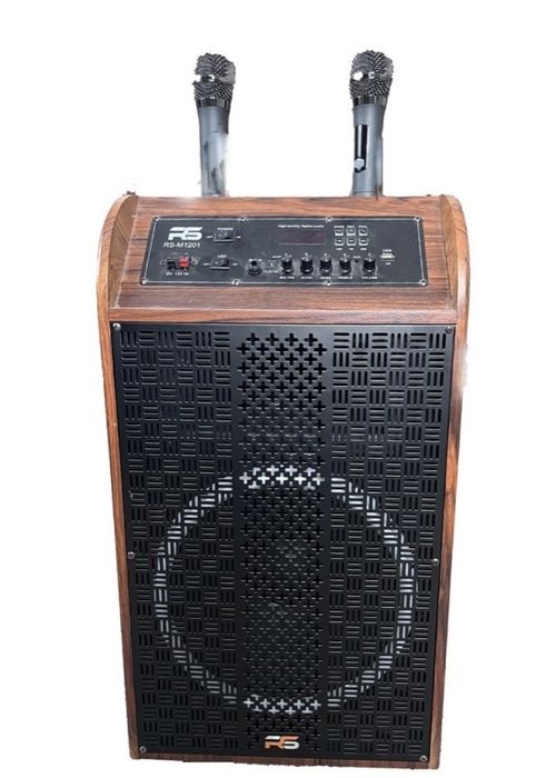 Продам портативную колонку Rs Rs-M1201 черный , коричневый