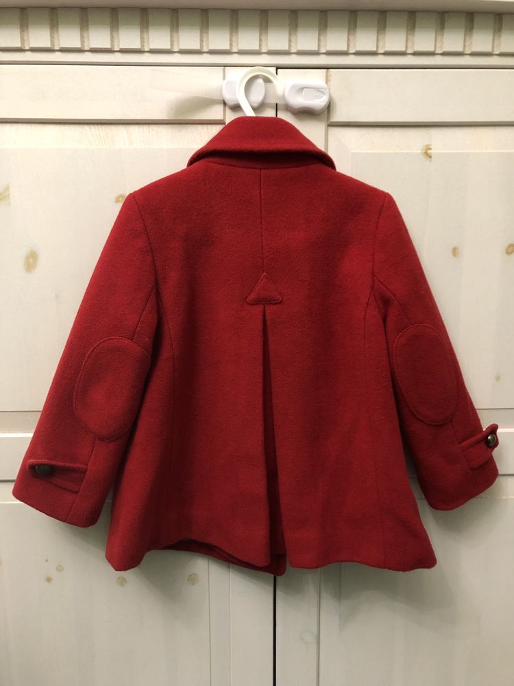 Paltonas Zara rosu, marimea 98
