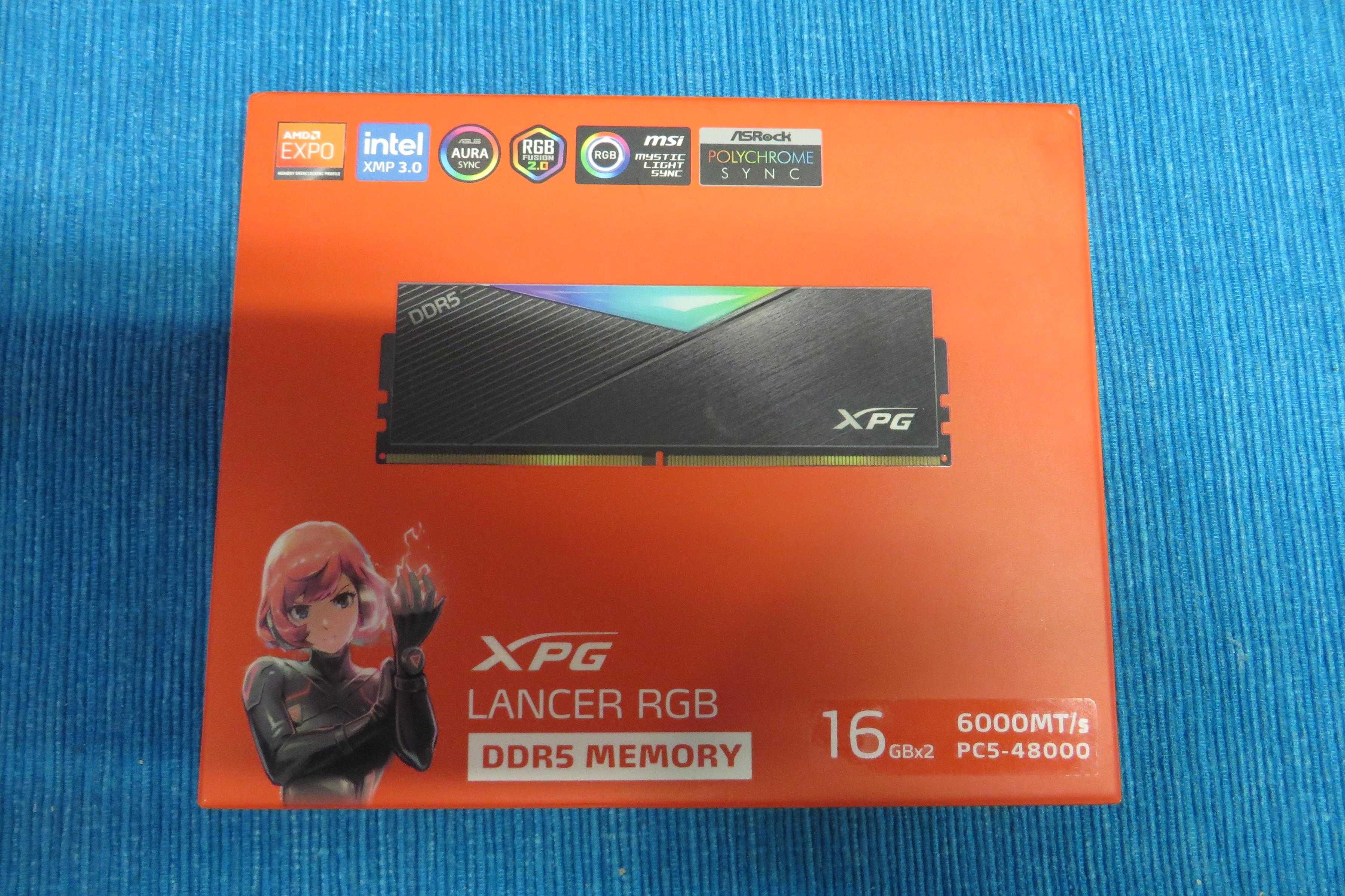 KIT 32 GB (2х16) DDR 5 6000 Mhz XPG RGB ADATA LANCER