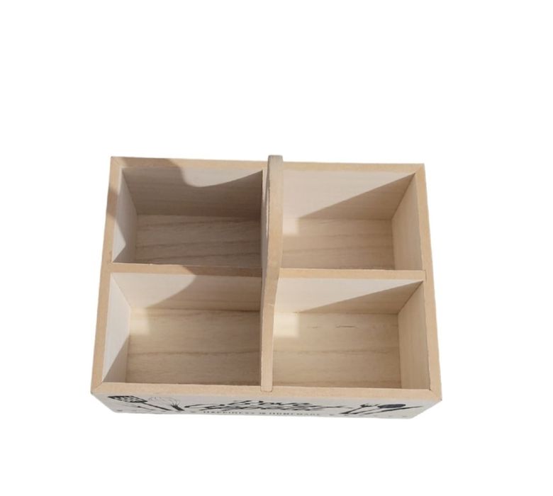 Дървена поставка сол,пипер,олио,оцет