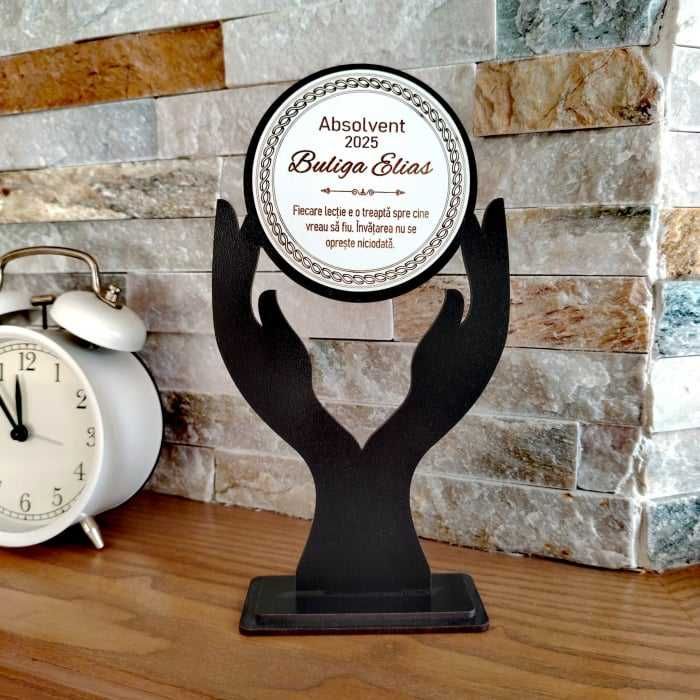 Trofeu din mdf, personalizabil, 20x11cm
