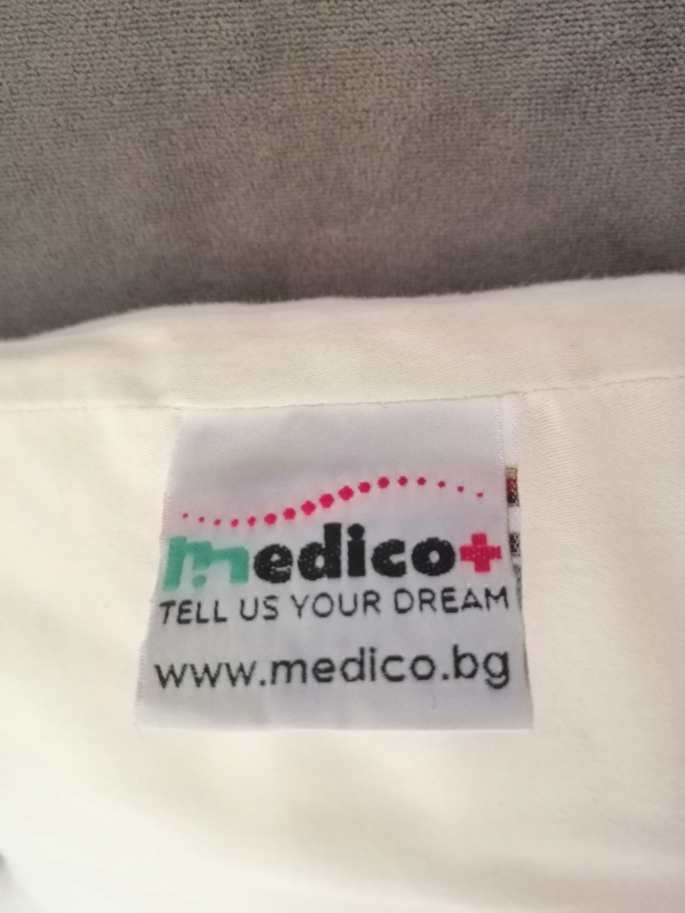 Възглавница за бременни Medico + калъф памук