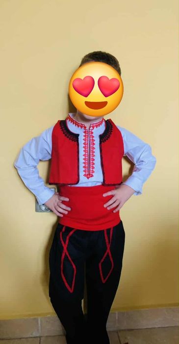 Бюджетна народна носия за момче-от 68 до 152р-време за коледуване