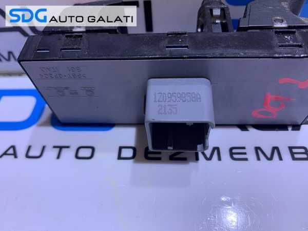 Comutator Consola Butoane Actionare Geamuri Sofer Skoda Fabia 2 2007 - 2014 Cod 1Z0959858A