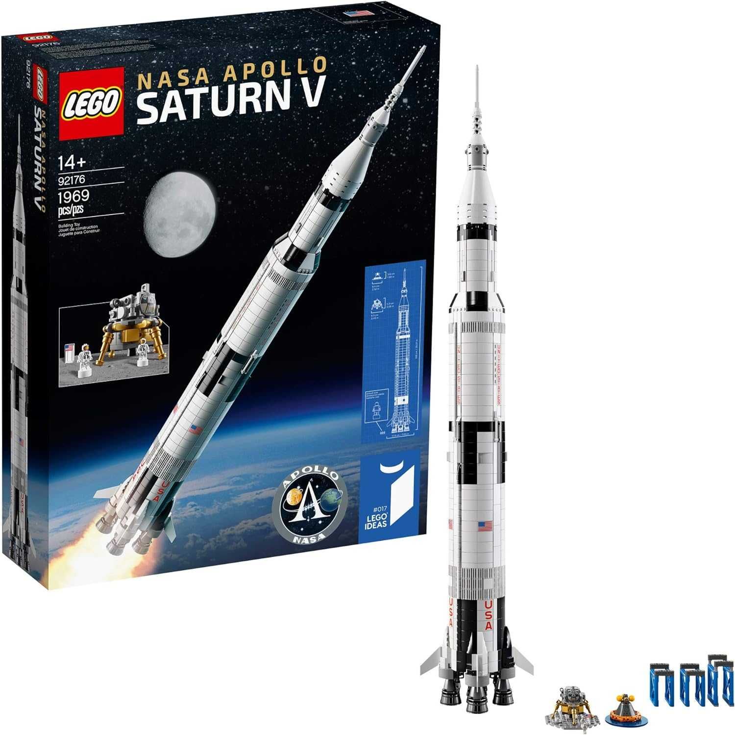 Lego 21309 Ideas NASA Apollo Saturn V