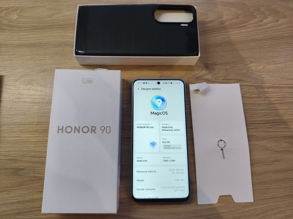 Telefon mobil Honor 90 Lite, 8GB RAM, 256GB, 

Telefon mobil Honor 90