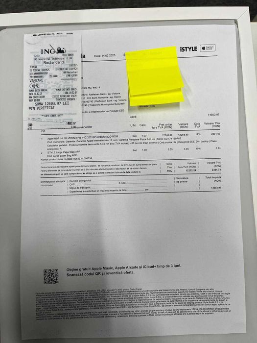 MacBook Pro M4 Pro 16inch OFERTA DOAR AZI!!! Garantie 2027