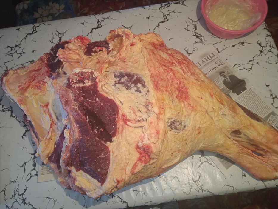 Продам говяжью ляжку. Доставка есть из катона (санка).
Мясо от домашне