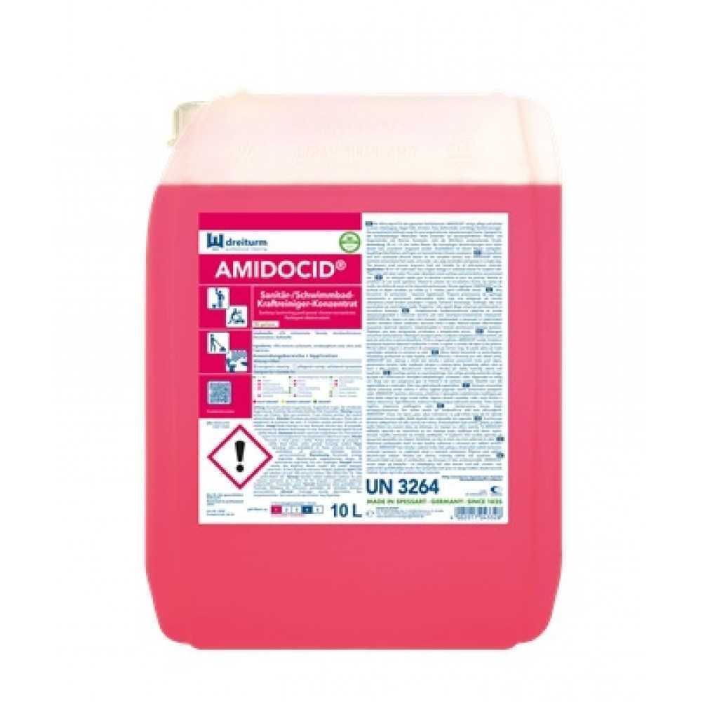 Detergent concentrat pentru zone sanitare / piscine AMIDOCID® 10 L