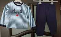 Pijama original marines marime 12- 18 luni 80-86