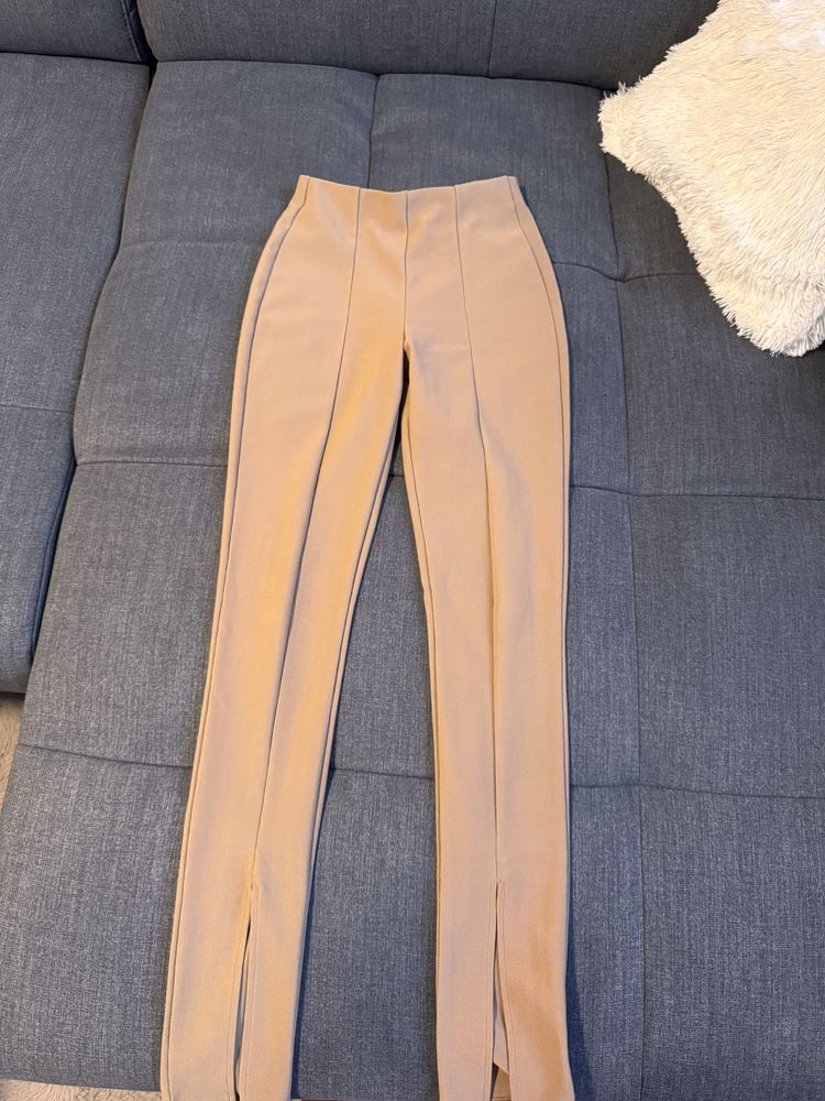 Zara рипсен клин с цепки, Zara кожен панталон, Mom jeans