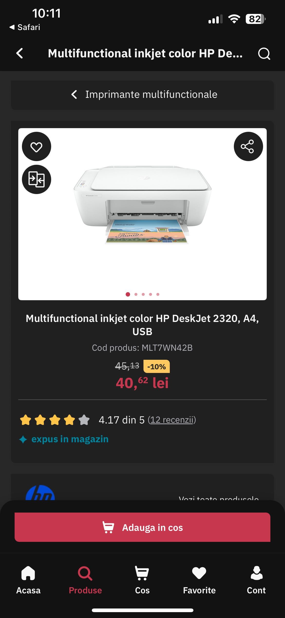 Multifunctional-imprimanta Deskjet HP2320