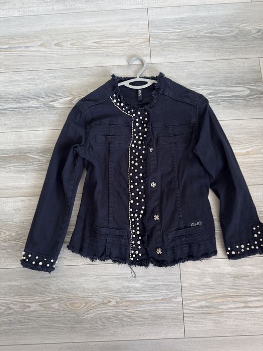 Тъмно синьо дънково яке Liu Jo