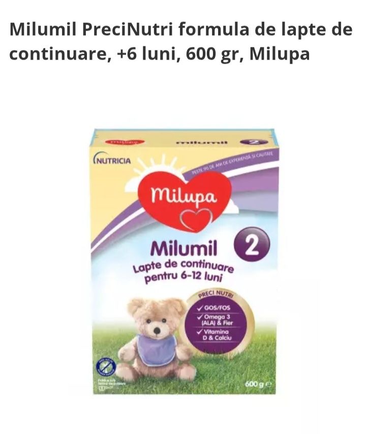Lapte milumil 2 Milupa