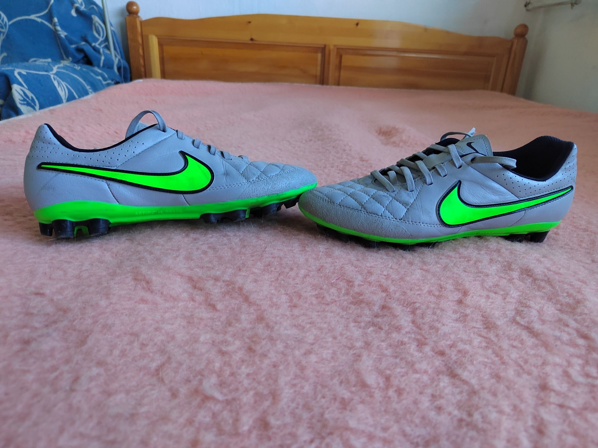 Nike Tiempo real leather 42,бутонки естествена кожа