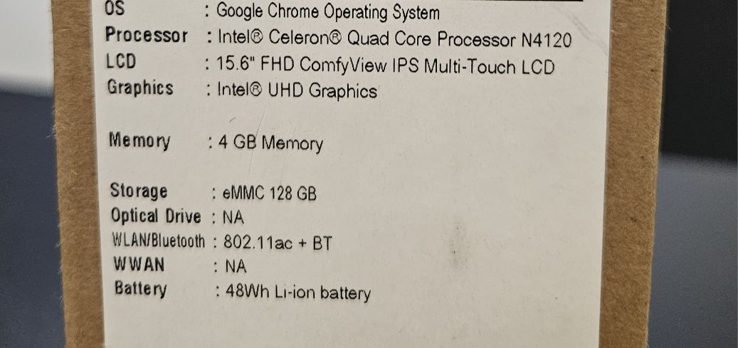 Acer Chromebook 315 / sigilat / 128 GB / Delux Area GSM