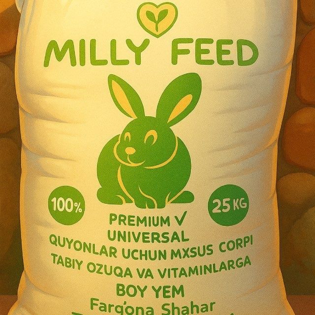 Quyonlar uchun effekti zo'r corm