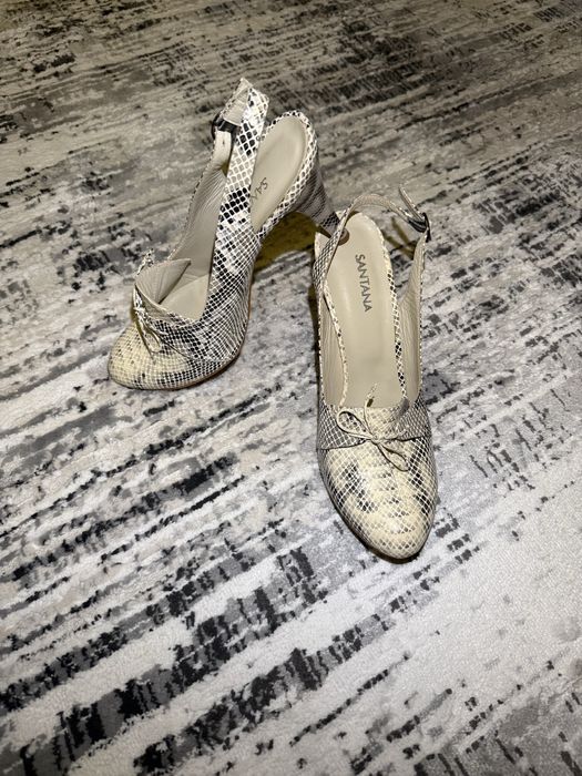 Брендовые питоновый туфли