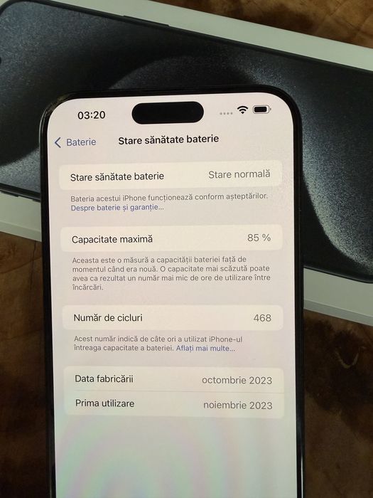 Iphone 15 Pro Max 256 Blue Titanium 256GB 10/10