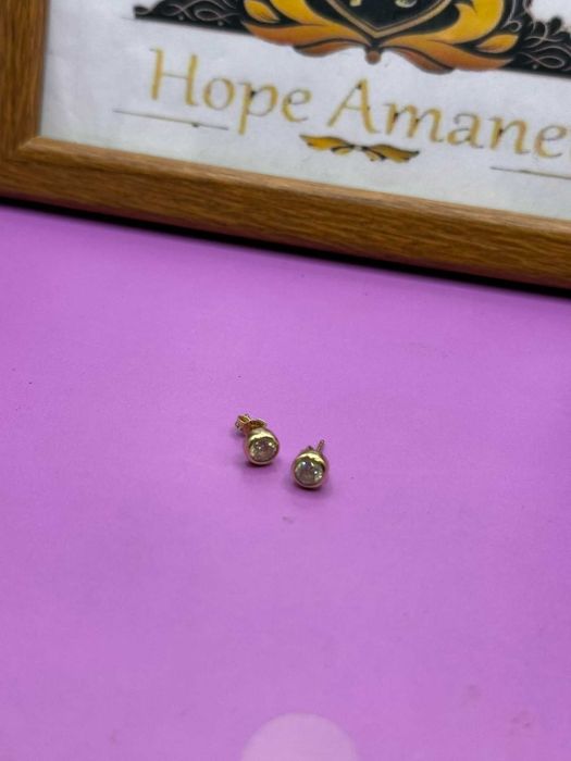 HOPE AMANET P2 - Cercei din aur 14k cu pietre nepretioase / 1.47 Gr