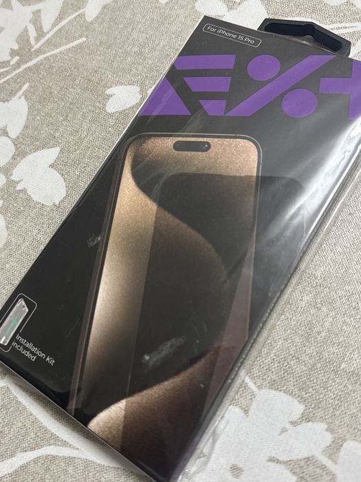 Folie cu kit de aplicare pentru 15 pro