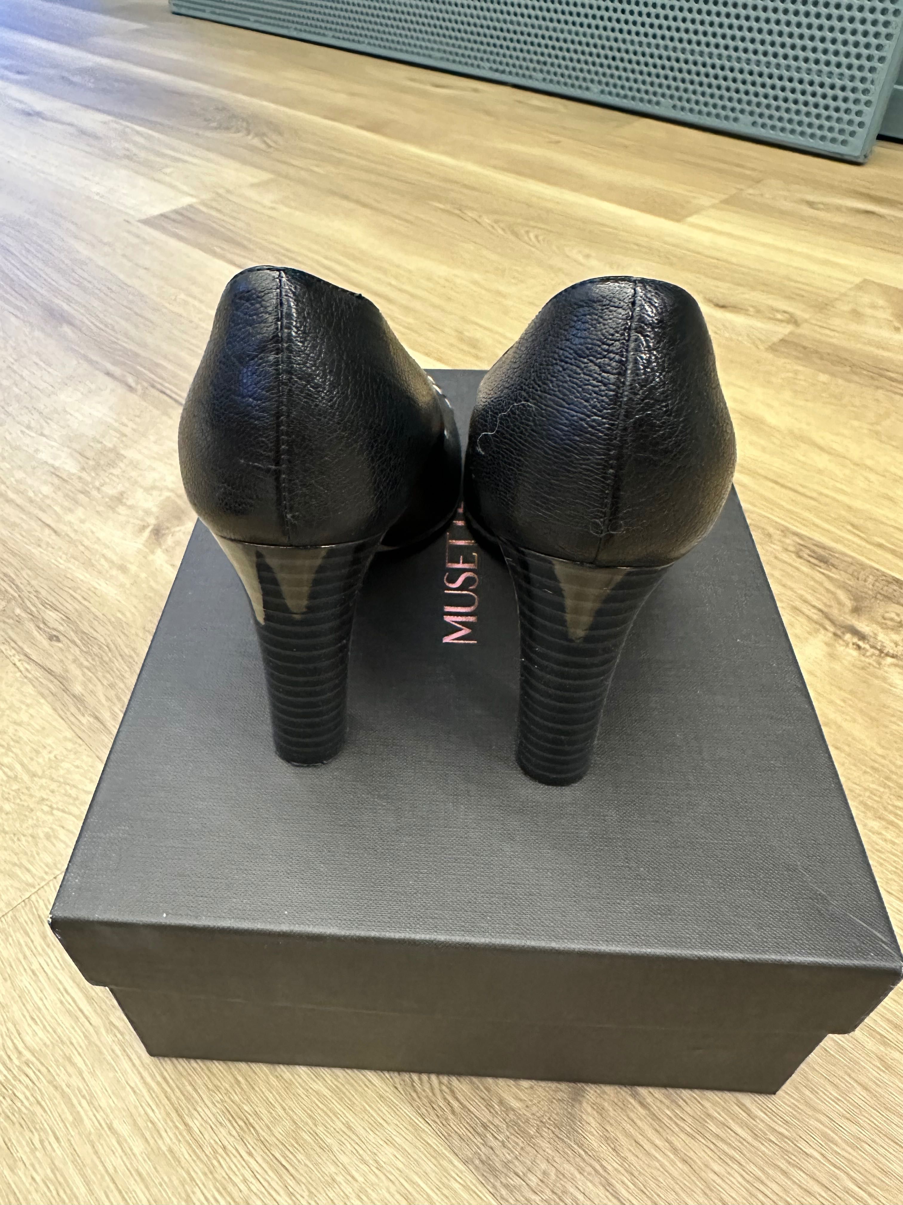 Pantofi piele dama Musette toc 10 cm