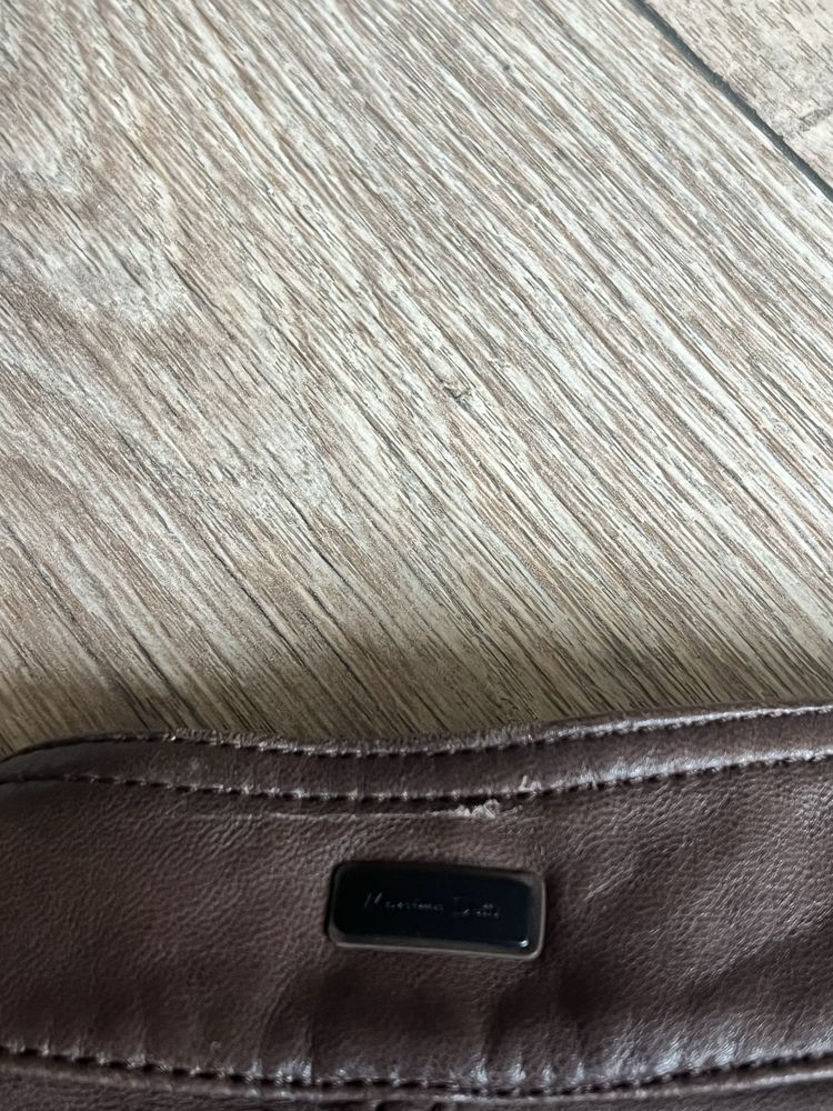 Massimo Dutti : Яке от естествена кожа размер Л / Оригинал