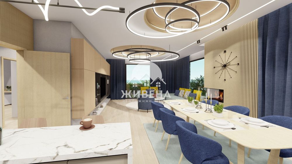 Продава нова къща в строеж в м-т Траката, площ 220 кв.м