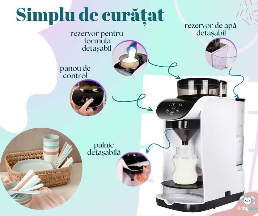 Espressor lapte praf, 1.8 litri, cu aplicatie NOU 1150 LEI