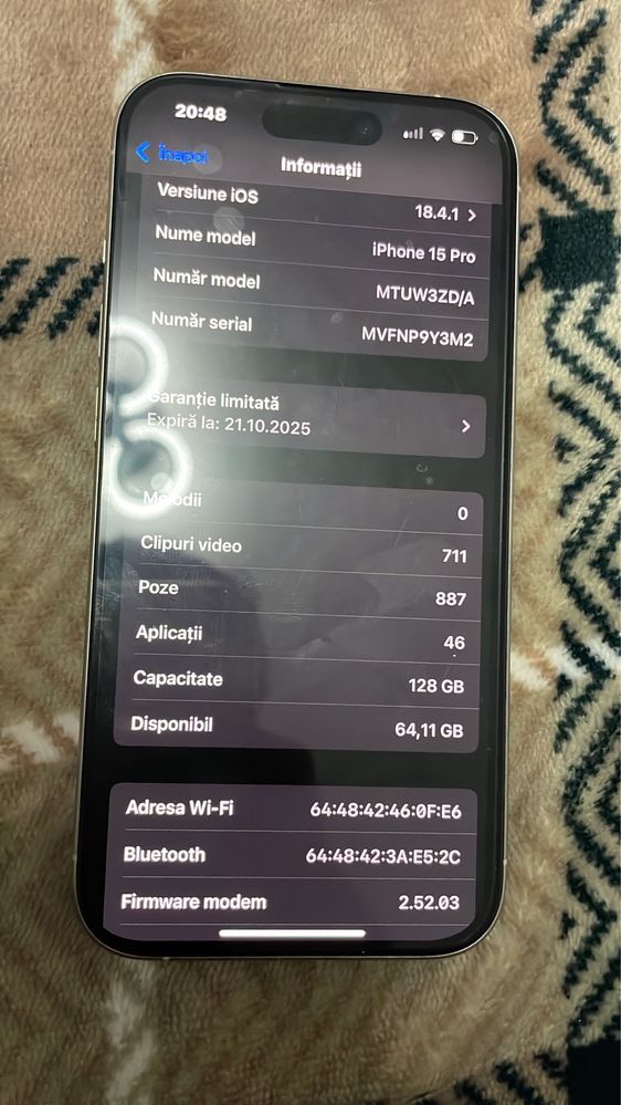 iphone 15 pro 128 gb