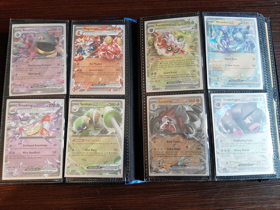 Pokemon карти – колекция EX VMAX Full Art + Албум – 94 карти