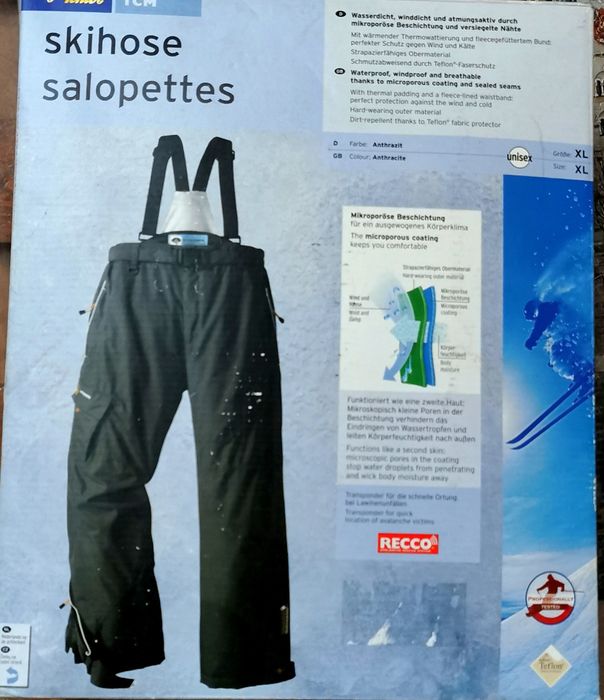 Pantaloni ski schi unisex mărime XL