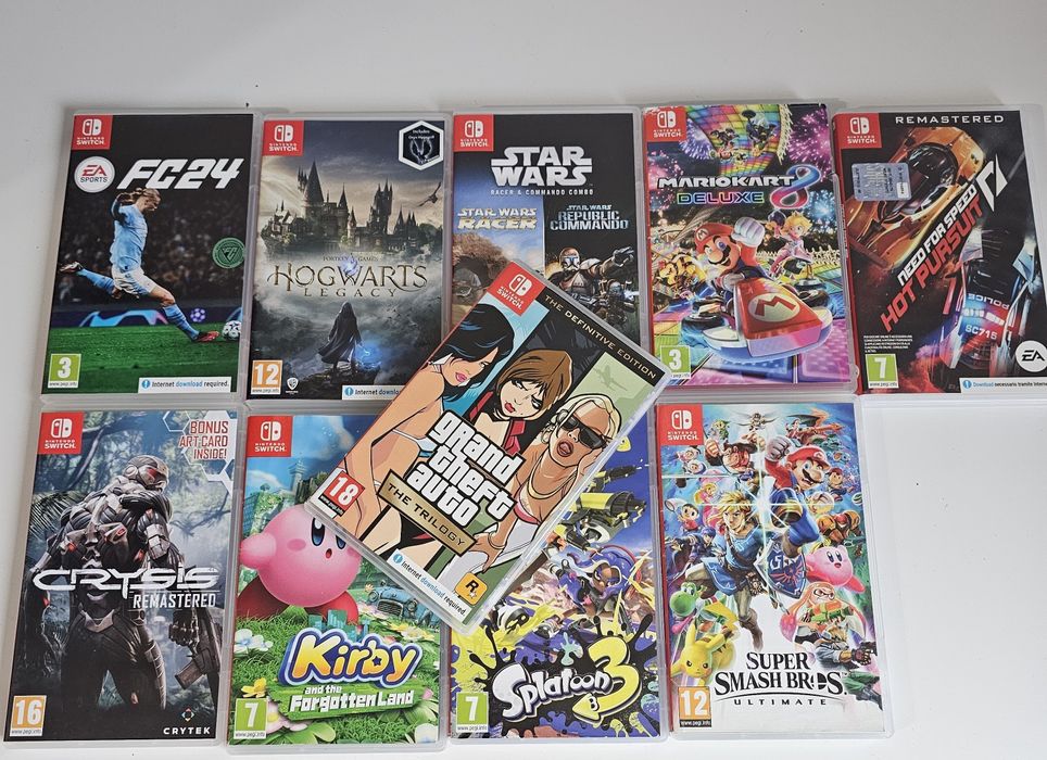 Gta trilogy nintendo swtich , oled , v1 , v2