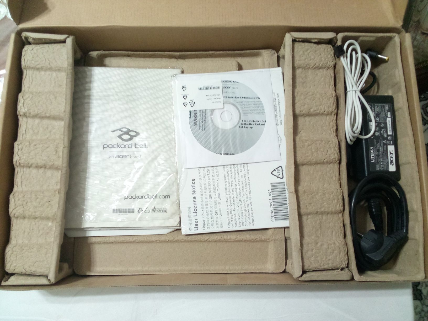 Ноутбук Packard bell