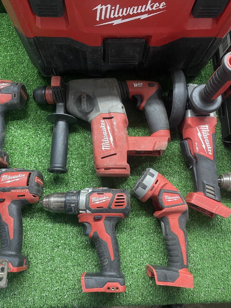 Milwaukee 18v перфоратор/ъглошлайф/винтоверти/саблен трион