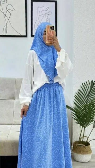 Тройка хиджаб с платком