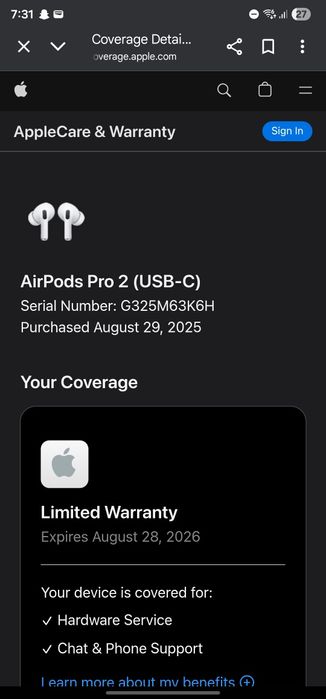 Airpods pro generatia a 2