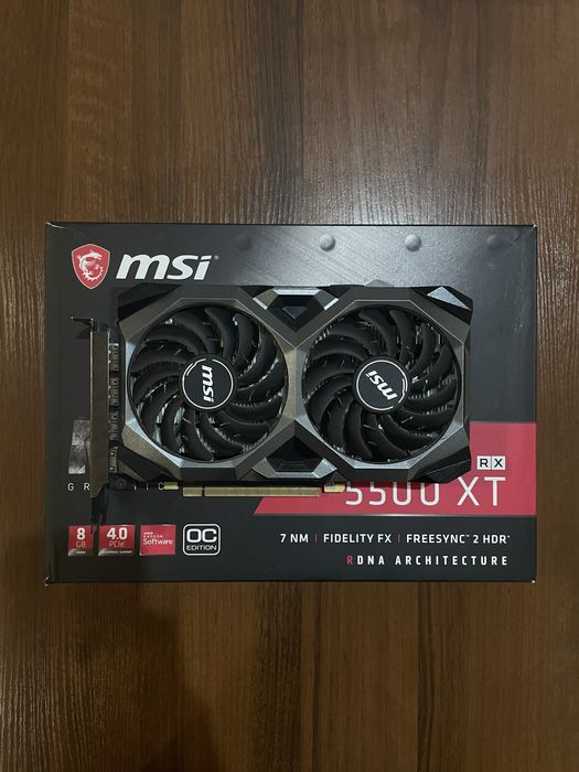 Видеокарта MSI RX5500XT 8GB