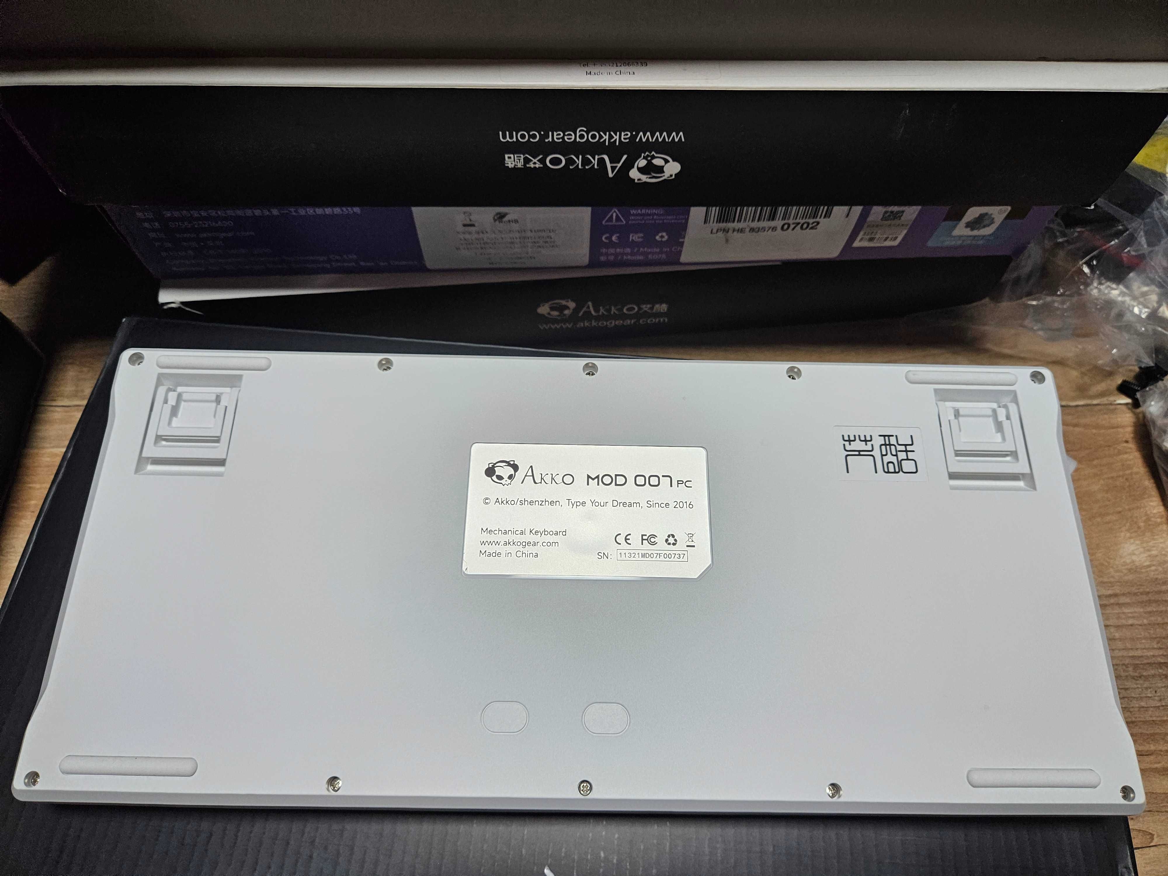 Tastatura mecanica fir Akko MOD007, switch linear hot swap, redus 60%
