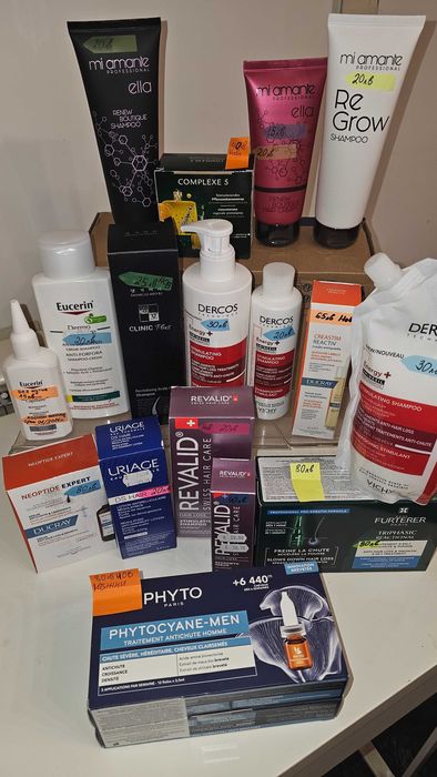 Шампоани Mi amante,Vichy Revаli,Ducray продукти за коса против косопад
