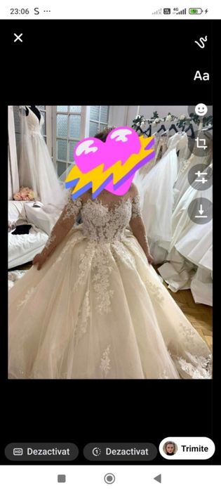 Rochie de mireasa de vis!!