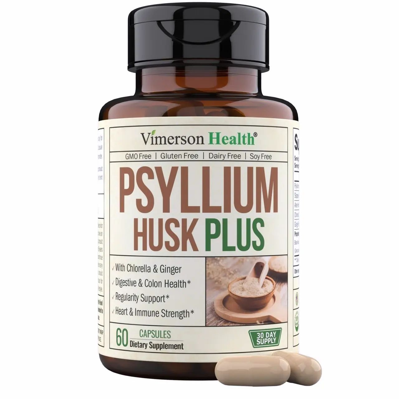 Psyllion Husk Plus 60 capsules