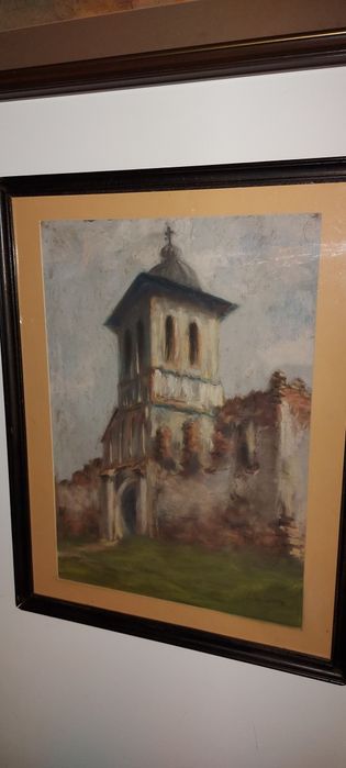 Tablou vechi,ulei,pictor consacrat,piesă de colecție.