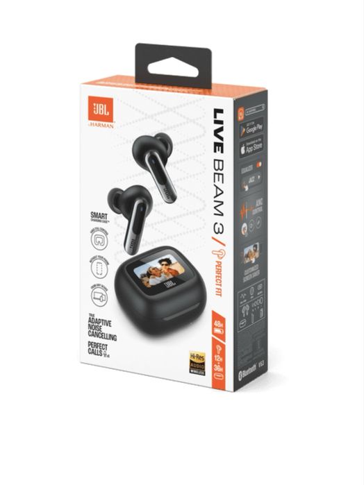 JBL Live Beam 3 Căști In-Ear Wireless cu Ecran Smart și ANC