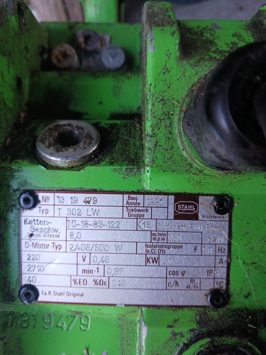 Palan electric, pe lant