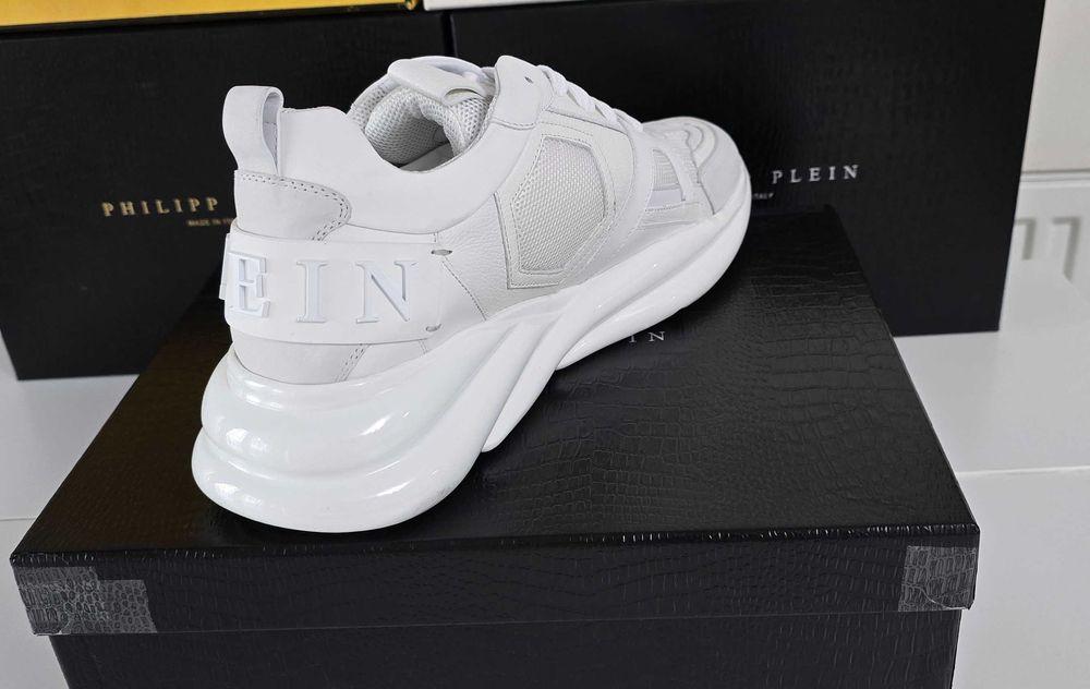 Sneakers  PHILIPP PLEIN Hurricane White TOP Nr 40-47 NOI in CUTIE