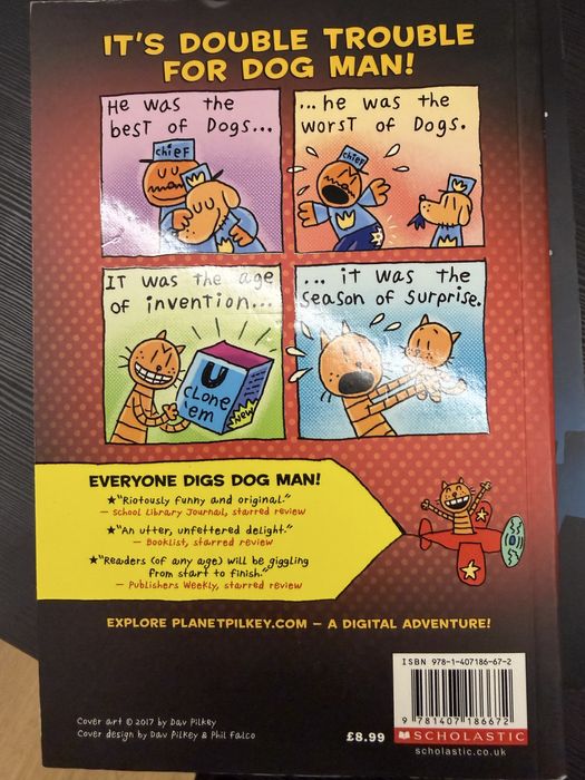 Комикси на английски език Dog Man 9 броя