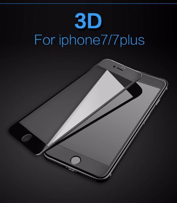 Iphone SE 2020 8 - Folie Sticla 6D Acopera Margine Curbata