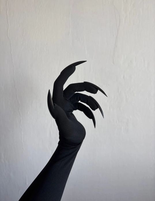 Карнавальные перчатки с когтями-длинными ногтями